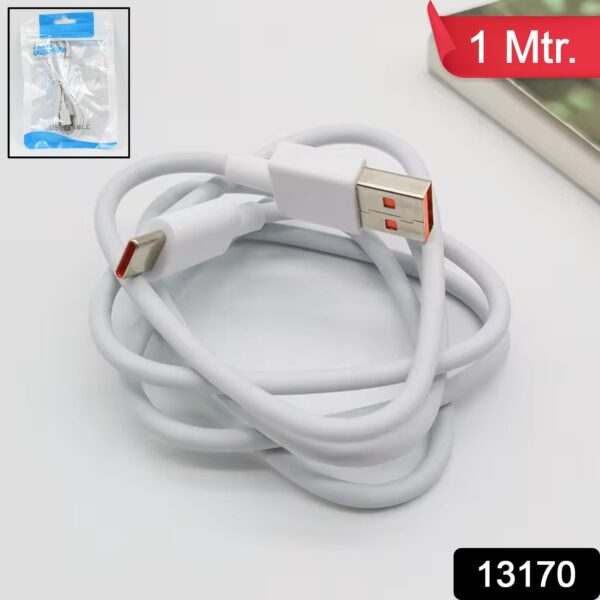 Type C data cable Fast Charging Cable (1 Mtr. / 1 Pc) - Image 2