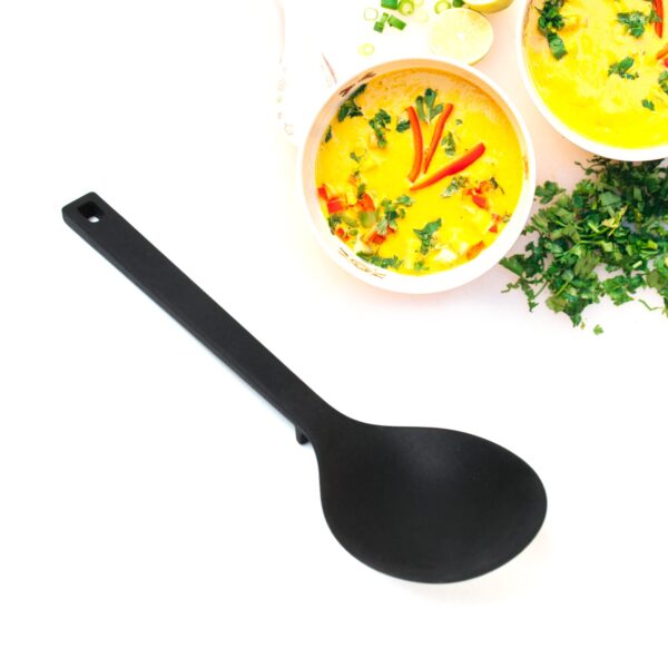 Multipurpose Silicone Spoon, Silicone Basting Spoon Non-Stick Kitchen Utensils Household Gadgets Heat-Resistant Non Stick Spoons Kitchen Cookware Items For Cooking and Baking (6 Pcs Set) - Image 6