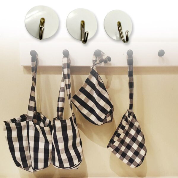 Strong Self-Adhesive Hooks (2 Pc): Heavy Duty, Waterproof, All-Purpose - Image 5