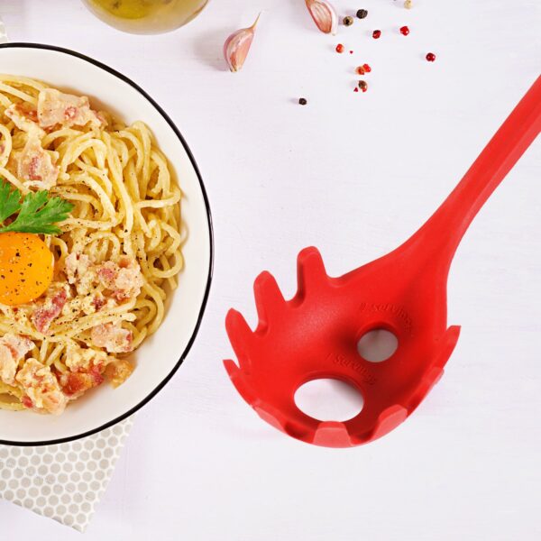 Multipurpose Silicone Spoon, Silicone Basting Spoon Non-Stick Kitchen Utensils Household Gadgets Heat-Resistant Non Stick Spoons Kitchen Cookware Items For Cooking and Baking (1 pc) - Image 6