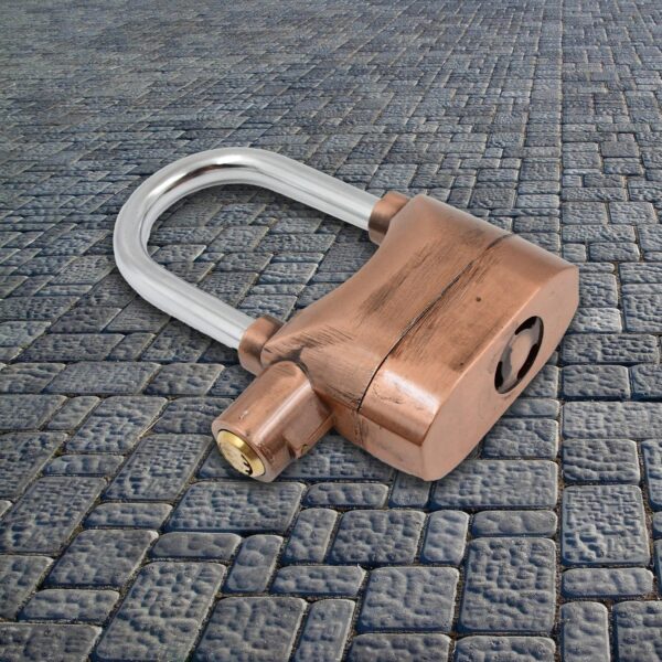 Security Alarm Metallic Lock System with 3 Keys (1 Set / Mix Color) - Image 5