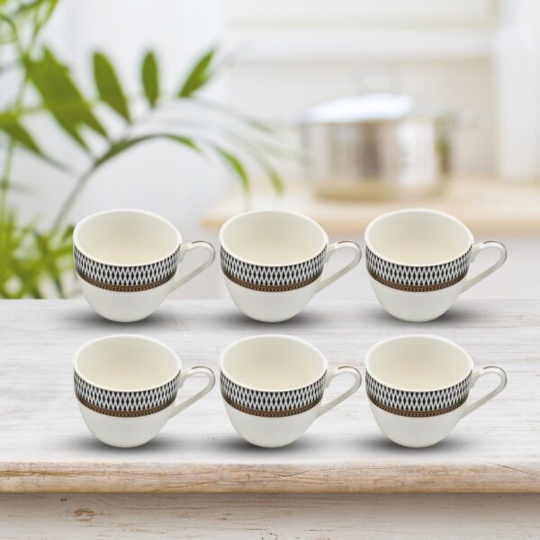 Ceramic Tea / cups and Saucer / Rakabi Set of 12 Pcs - Image 5