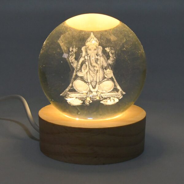 3D Crystal Ball lamps for Bedroom 3D Lamps for Home Decoration 3D Crystal Ball Night Light Gifts for Women Gifts for Men Room Decor Items for Bedroom for Friend and Family (1 Pc) - Image 6