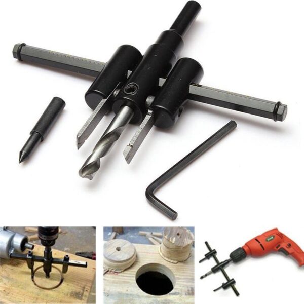 Adjustable Circle Hole Saw Drill Bit Cutter - Image 3