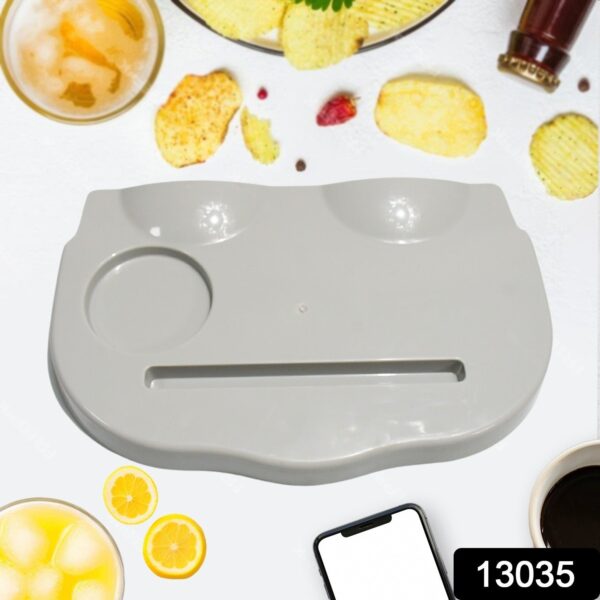 Snack Caddy Tray with a Drink Cup Holder, The Ultimate Movie Night - Image 2