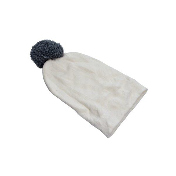 Men's and Women's Skull Slouchy Winter Woolen Knitted Black Inside Fur Beanie Cap. FB - Image 4
