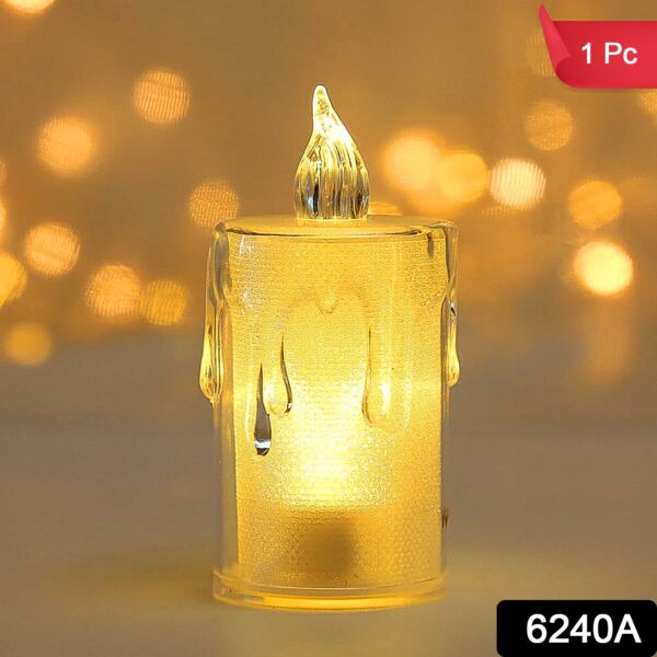 Simple Candles for Home Decoration, Crystal Candle Lights - Image 2
