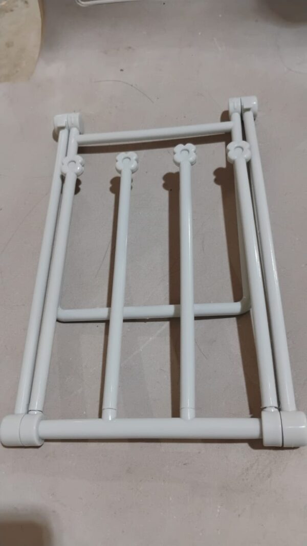 Folding Kitchen Bathroom Towel Rack, Towel Stand (1 Pc) - Image 8