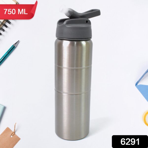Steel Water Bottle | Fridge Water Bottle with straw (750ML) - Image 2