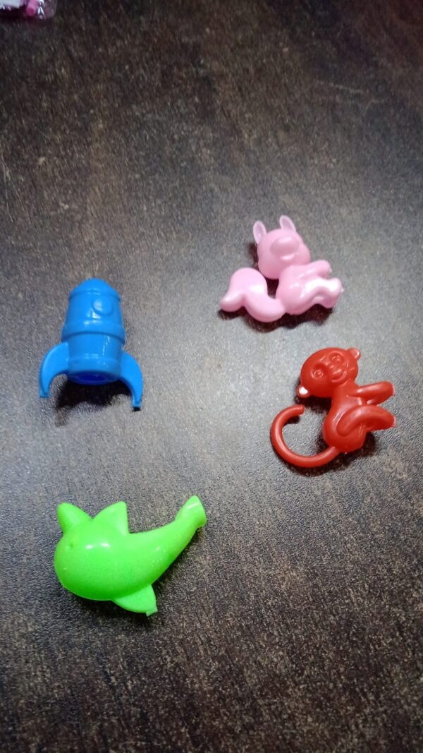 Mix Character, Monkey, Fish, Cat Pencil Top Promotional toys (1 Pc / Mix Colour & Design) - Image 8