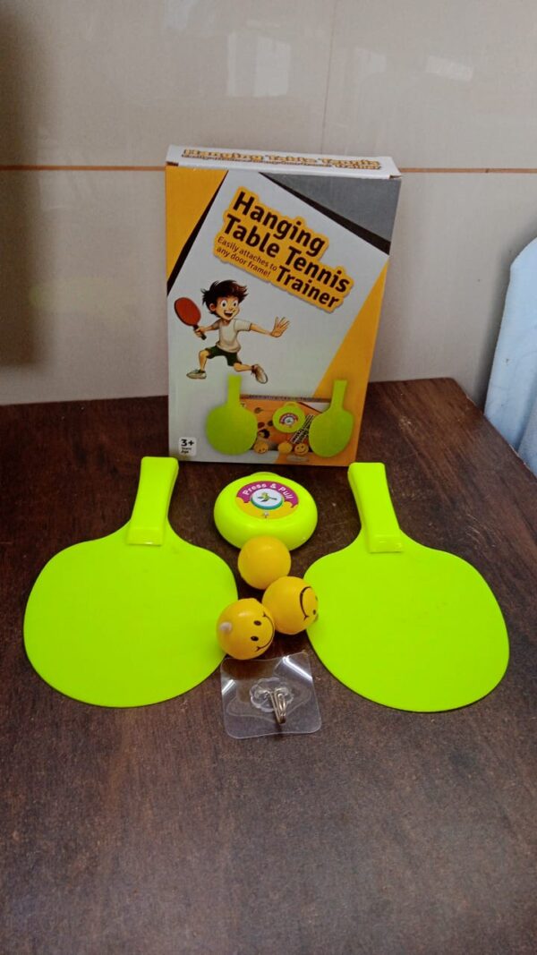 Portable Indoor Hanging Table Tennis with Three Ball, Table Tennis Self Training Set - Image 9