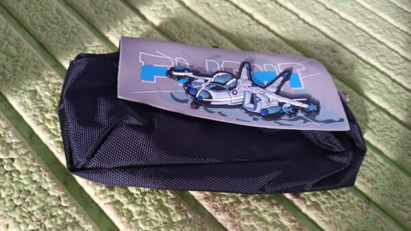 Pencil Pouch With Zipper, Students Pencil Case Large Capacity, Makeup Pouch, Stationery Bag (1 Pc/ 2 Compartment) - Image 7