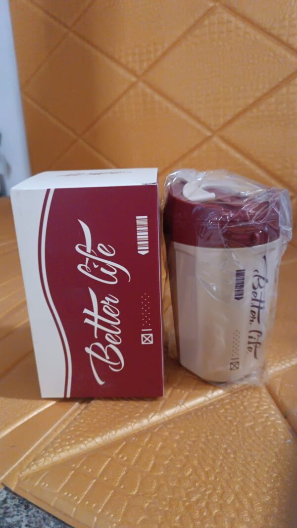 Plastic Coffee Tumbler, Travel Coffee Tumbler, Coffee Cups for Water (1 pc / 600ml) - Image 7
