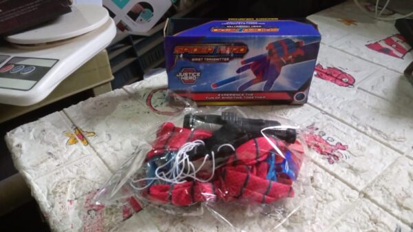 Web Shooter Toy for Kids Fans, Launcher Wrist Gloves Toys For Kids, Boys Superhero Gloves Role-Play Toy Cosplay, Sticky Wall Soft Bomb Funny Children's Educational Toys - Image 6