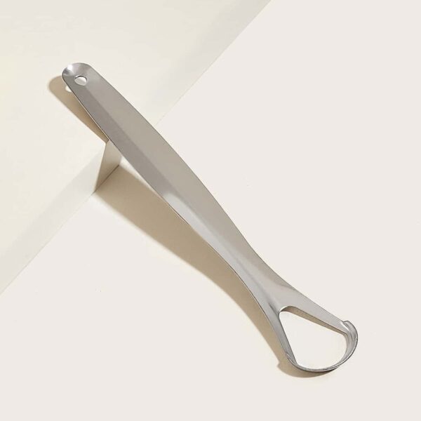 Stainless Steel Tongue Scraper Tongue Cleaners (1Pc With Metal Case) - Image 5