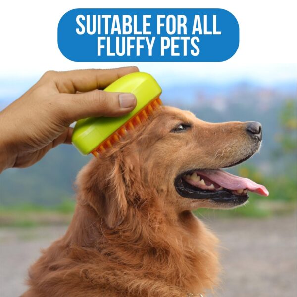 3 In1 Cat Steamy Brush, Self Cleaning Steam Cat Brush Cat Steamer Brush for Massage Cat Grooming Brush Pet Hair Removal Comb for Cat and Dog, for Removing Tangled and Loose Hair - Image 9