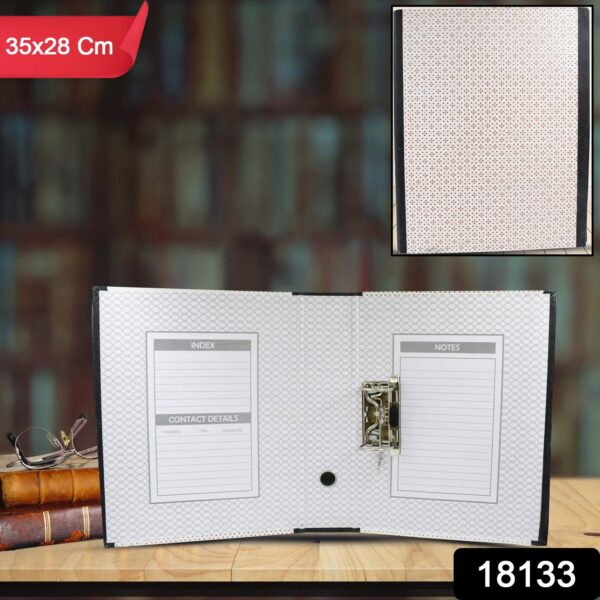 Button Clip Box File Paper Holder Organizer, School Office Home For Documents (35×28 Cm / 1 Pc / MOQ :- 4 pc - Image 2