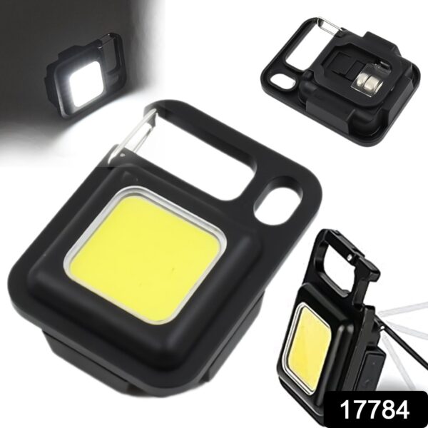 LED Battery Operated Keychain Flashlight with Folding Bracket Bottle Opener (1 Pc) - Image 2