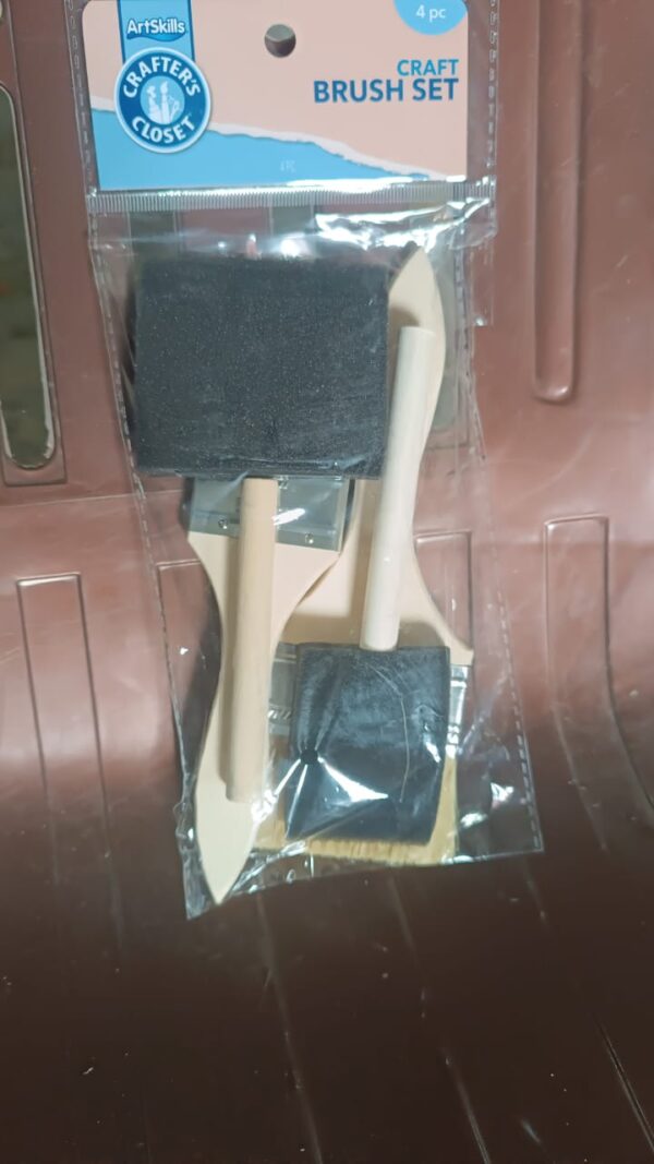 Paint Brush for Wall Painting & Foam Brush Painting Sponge Tool (4 Pcs Set) - Image 6