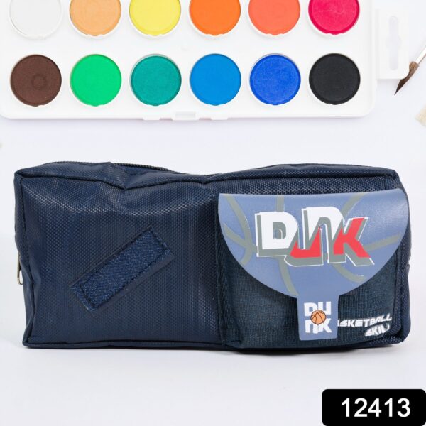 Pencil Pouch With Zipper, Students Pencil Case Large Capacity, Makeup Pouch, Stationery Bag (1 Pc) - Image 2