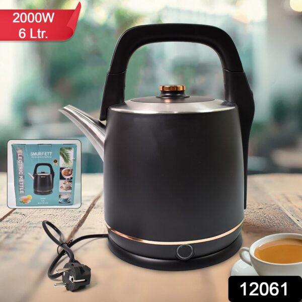 Stainless Steel Electric Kettle 2000 Watt (6 Ltr.) - Image 2