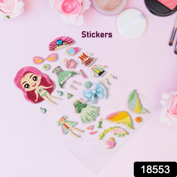 Multipurpose Adhesive 3D Stickers (1 Sheet /15×10 Cm) - Image 2
