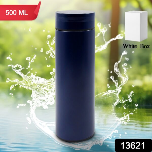 Double Stainless Steel Wall Smart Flask Water Bottle (500 ML) - Image 2
