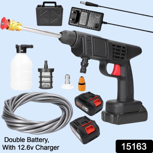 48V Double Battery Car & Washer Gun With 12.6v Charger - Image 2