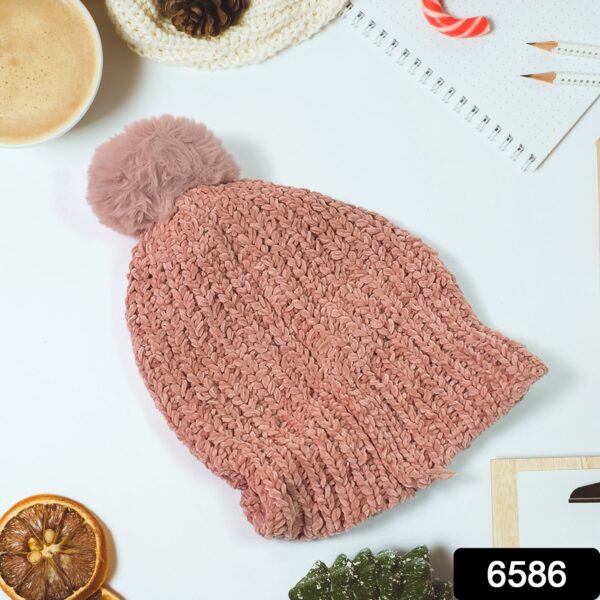 Soft Designing Cap for Girls (1pc) - Image 3