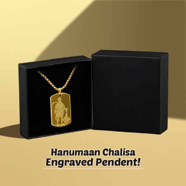 Hanuman Chalisa Necklace Original - Black - Image 4