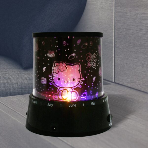 LED Projector Night Light Amazing Lamp, 3 Battery operated lamps, Rotation With the music Function, Master for Kids Bedroom Home Decoration Night Romantic Gift (Battery Not Included / 1 pc) - Image 3