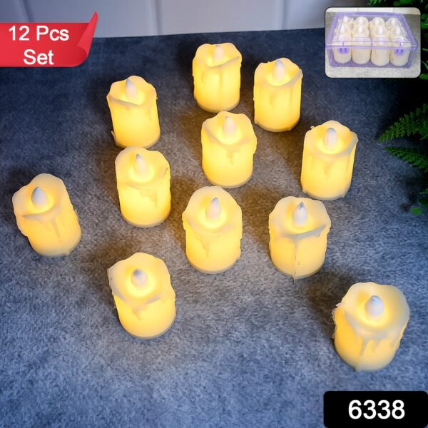 Festive Lighting for Any Occasion: 12 pcs LED Candles - Image 2