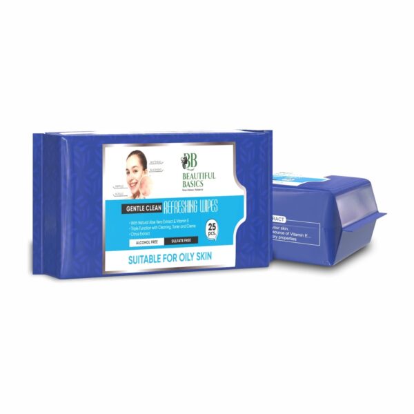 Refreshing Wet Wipes for Face | Facial Cleansing | Refreshing & Skin Hydration| Soothing for skin | pH Balance & Alcohol Free | Nourishing with Fruit extract | 25 Wipes - Image 9