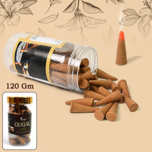 Mix Flavour Dhoop Cones, Premium Dhoop (120 GM/ Mix/ 1pc) - Image 5