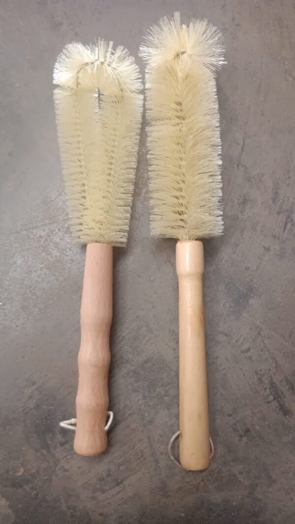 13 inch Bottle Brush, Bristle Brush with  Wood Handle, Washing Brush with Wooden Handle, Kitchen Cleaning Tool, Brushes for Dish, Tumbler, Teapot, Cup, Pan - Image 7