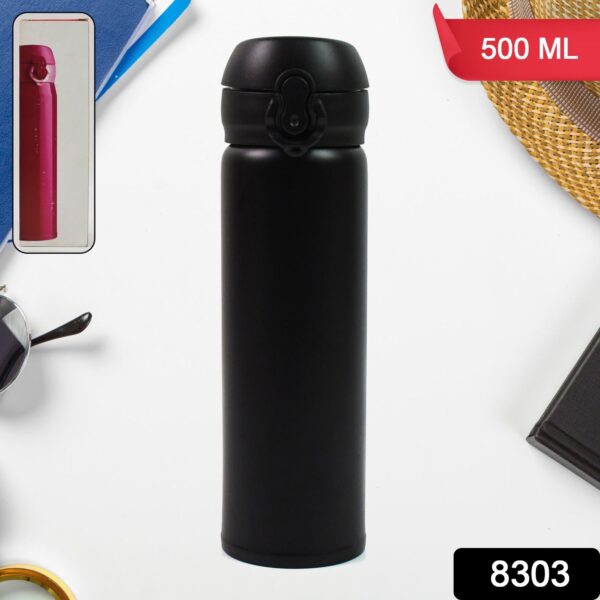 Water Bottle for Kids – Insulated Stainless Steel Bottle (500 ML / Mix Color) - Image 2