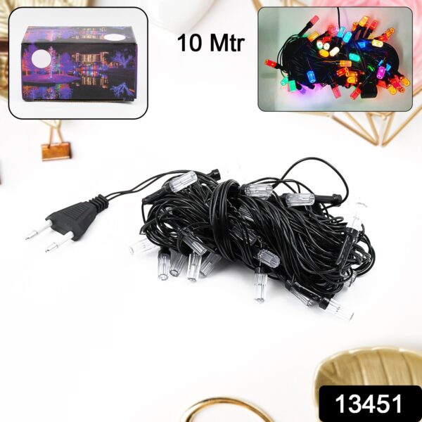 Home Decoration Diwali & Wedding LED String Light (36L 10 Mtr) - Image 2