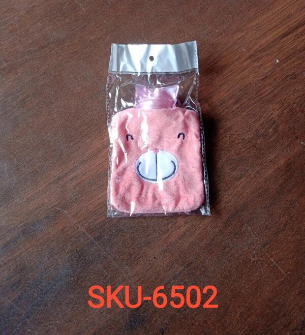 Pink small Hot Water Bag with Cover for Pain Relief, Neck, Shoulder Pain and Hand, Feet Warmer, Menstrual Cramps. - Image 8