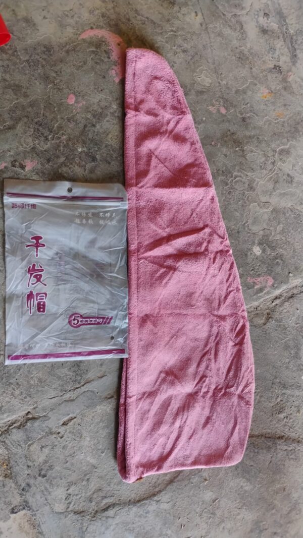 Microfiber Hair Wrap Towel Cap (1 Pc / 63x23 Cm /  Mix Color) - Image 9