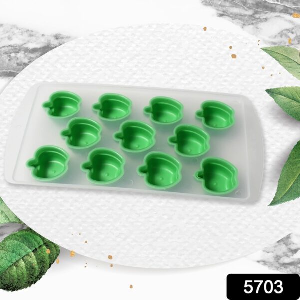 Silicone Mold Ice Cube Tray Creative Sweet Multi Type Ice Tray , Ice Cube Trays Multi Fruit Shape Ice Tray (1 Pc) - Image 2