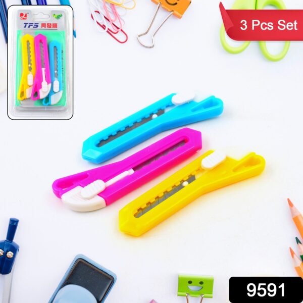 Multi-Use Small Iron Cutter, Utility Knife (3 Pcs Set) - Image 3