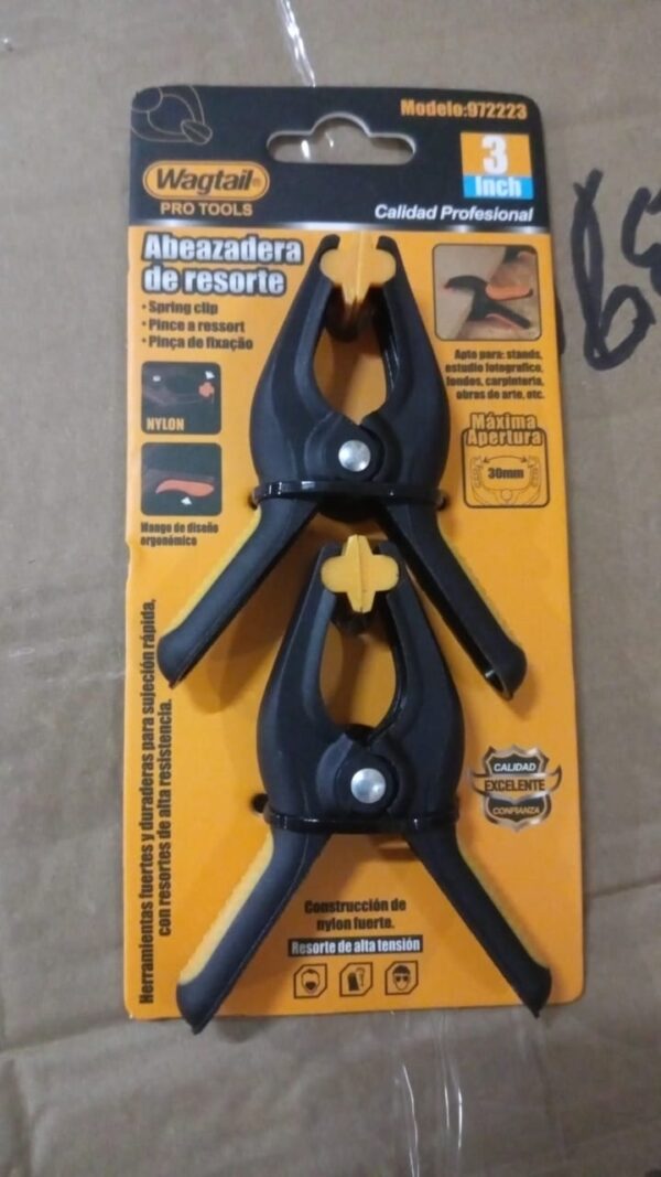 3 inch Heavy Duty Clips Clamp Spring Clamps Clip Fixture (2 Pc Set) - Image 7
