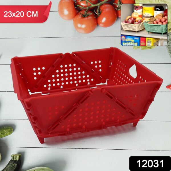 Storage Basket Box with Holes Ventilated Design (23×20 Cm / 1 Pc) - Image 2