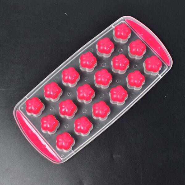 Ice Mould Flower Shape 18 Cavity Mould ice Tray Sphere ice Flower Mould Small ice Flower Tray Mini ice Cube Tray - Image 5