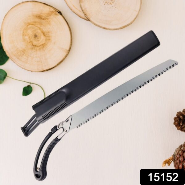 Hand Pruning Saw For Tree Branch Cutter (1 Pc / With Cover / 50 Cm Long) - Image 2