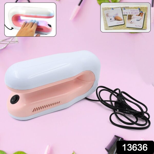 Professional Nail Art Nails Gel UV Lamp, Support 360-Degree Rotation (1 Pc) - Image 2