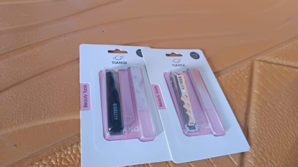 Cute Nail Clipper with Nail Catcher, Nail File - Stainless Steel (1 Pc) - Image 10