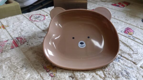 Durable Food Serving Plate, Bear Shaped Plate Cartoon Snack Plates For Serving Fruits & Desserts (1 Pc) - Image 7