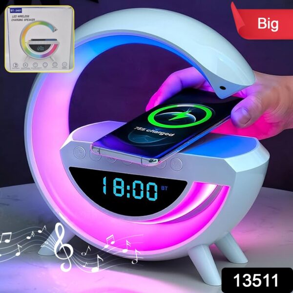 G Lamp Speaker - 3-in-1 Bluetooth Speaker with Fast Wireless Charging (1 Pc) - Image 2