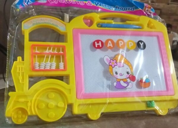 Bus Shape Drawing & Writing Slate Board for Kids (1 pc / 32 × 21 Cm) - Image 7